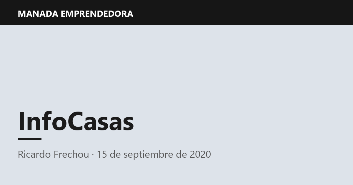 InfoCasas, Ricardo Frechou